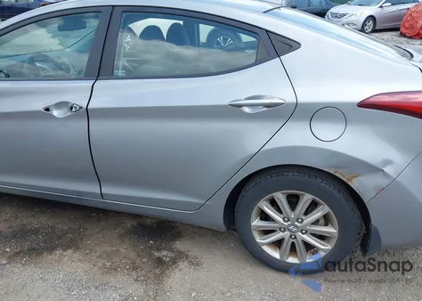 2015 Hyundai Elantra Se from USA, damaged, VIN KMHDH4AE3FU445230